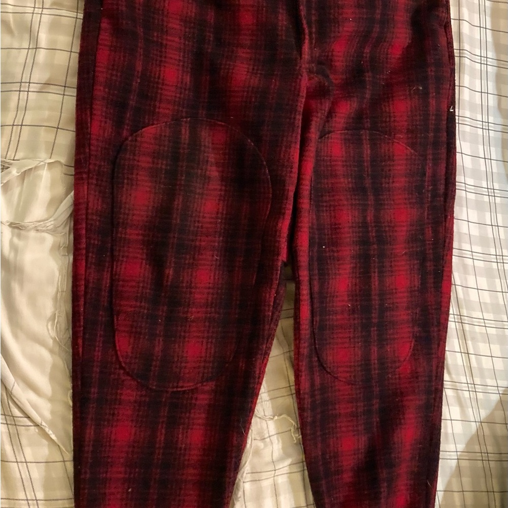 Vintage Woolrich Buffalo Plaid Red Hunting Pants Men’s Size 38